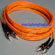 ST Duplex Multimode Fiber Optic Cable 