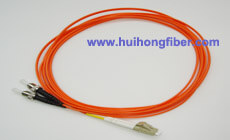 Multimode Duplex LC ST Fiber Optic Patch Cable