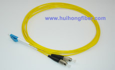 Single mode Duplex LC FC Fiber Optic Patch Cable