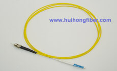 Single mode Simplex LC ST Fiber Optic Patch Cable