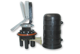 Vertical Fiber Optic Splice Closure