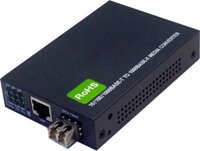10/100/1000Base SFP Fiber Optic Media Converter